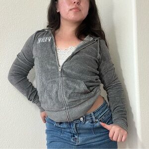 Victoria's Secret Gray Zip-Up Jacket